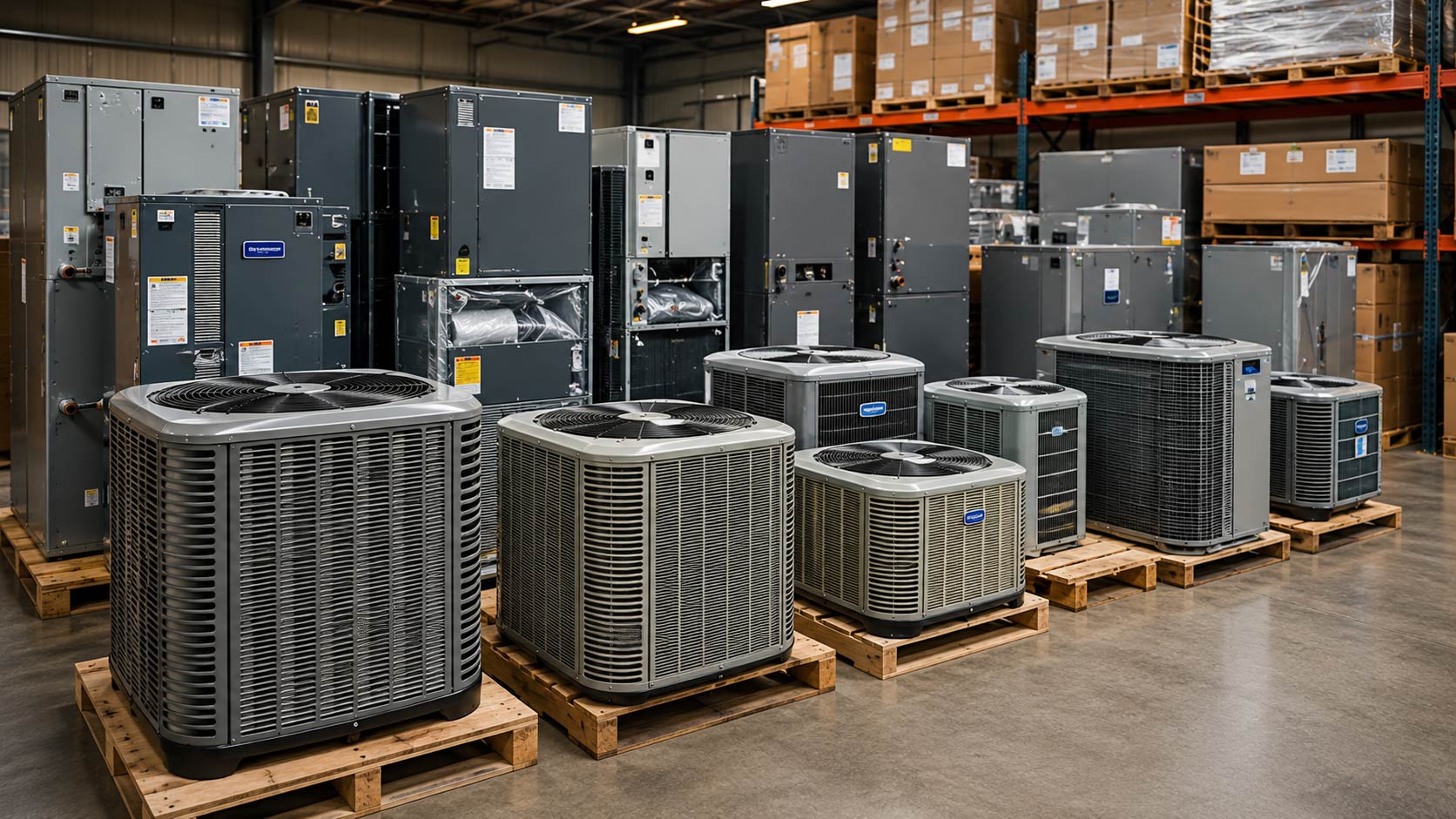Air conditioning condensers and HVAC equipment