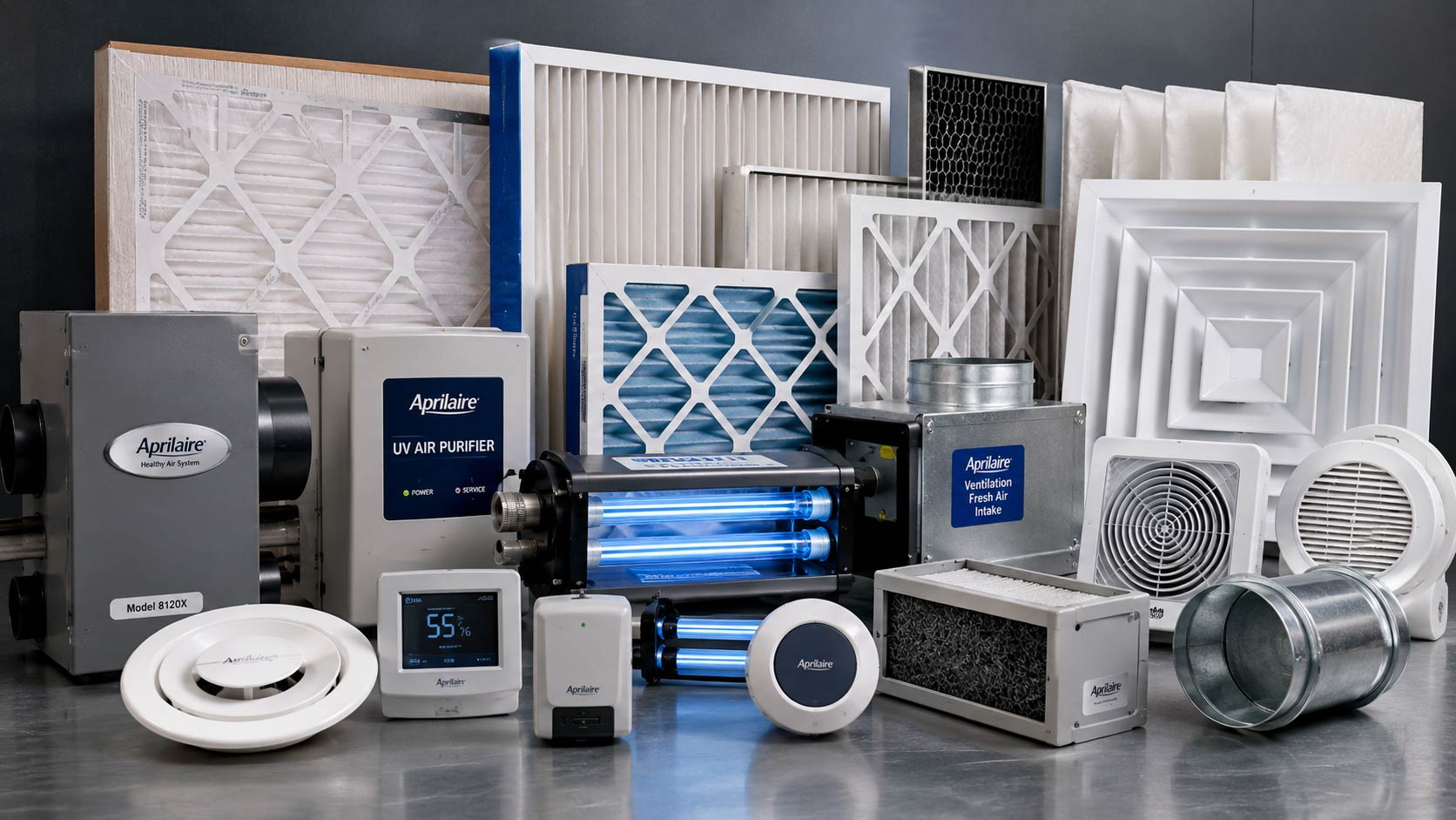 HVAC filters and indoor air quality supplies